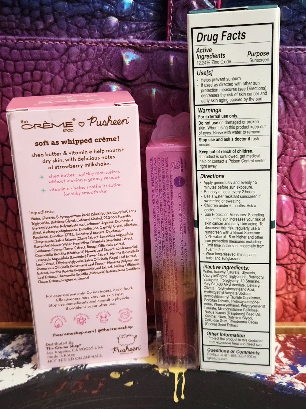 3pc The Creme Shop Pusheen My Melody Hello Kitty Beauty Bundle NIB - Picture 2 of 6